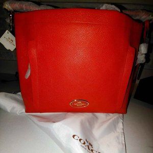 Coach Brand new hobo scout pebbled leather bag